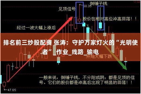 排名前三炒股配资 张涛：守护万家灯火的“光明使者”_作业_线路_输电