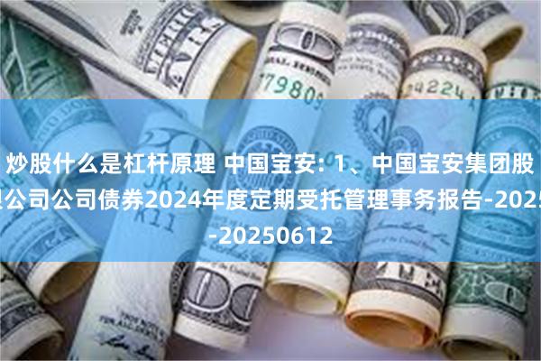 炒股什么是杠杆原理 中国宝安: 1、中国宝安集团股份有限公司公司债券2024年度定期受托管理事务报告-20250612