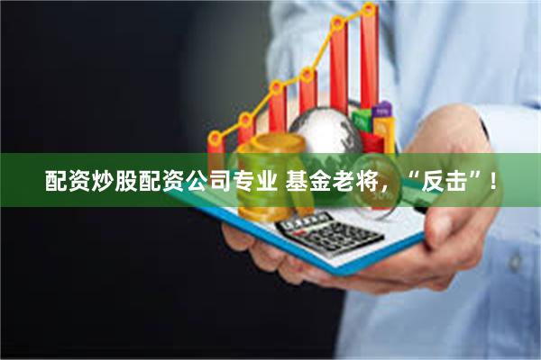配资炒股配资公司专业 基金老将，“反击”！