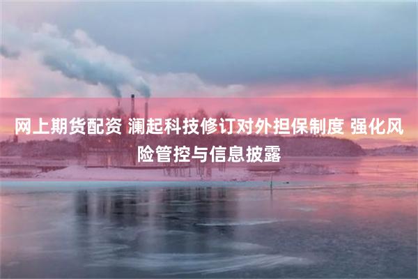 网上期货配资 澜起科技修订对外担保制度 强化风险管控与信息披露