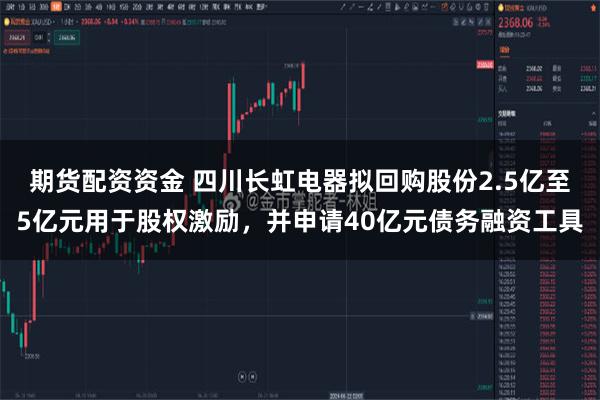 期货配资资金 四川长虹电器拟回购股份2.5亿至5亿元用于股权激励，并申请40亿元债务融资工具