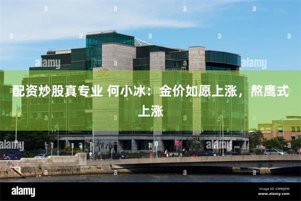 配资炒股真专业 何小冰:金价如愿上涨,熬鹰式上涨