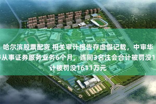 哈尔滨股票配资 相关审计报告存虚假记载，中审华所被暂停从事证券服务业务6个月，连同3名注会合计被罚没1611万元
