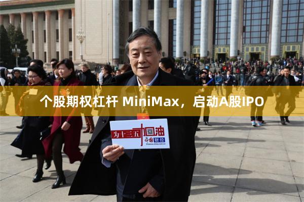 个股期权杠杆 MiniMax，启动A股IPO