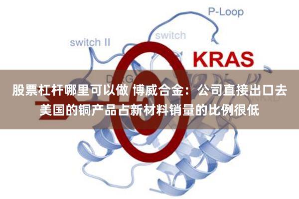 股票杠杆哪里可以做 博威合金：公司直接出口去美国的铜产品占新材料销量的比例很低