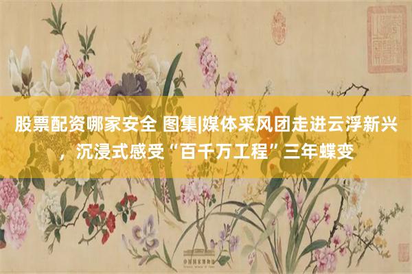 股票配资哪家安全 图集|媒体采风团走进云浮新兴,沉浸式感受“百千万工程”三年蝶变