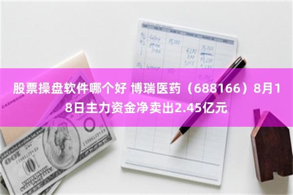 股票操盘软件哪个好 博瑞医药（688166）8月18日主力资金净卖出2.45亿元