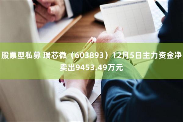股票型私募 瑞芯微（603893）12月5日主力资金净卖出9453.49万元