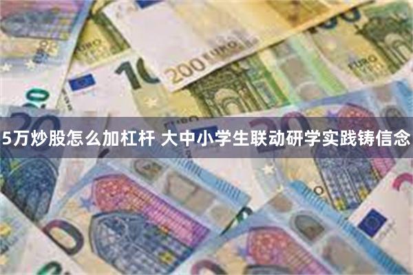 5万炒股怎么加杠杆 大中小学生联动研学实践铸信念