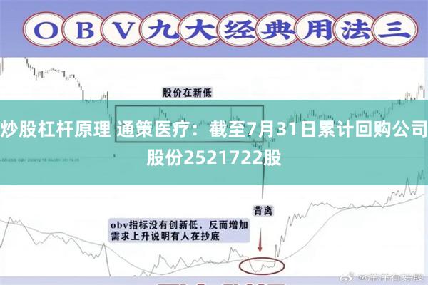 炒股杠杆原理 通策医疗：截至7月31日累计回购公司股份2521722股