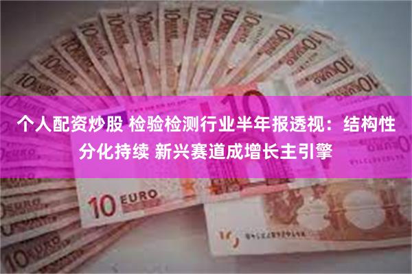 个人配资炒股 检验检测行业半年报透视：结构性分化持续 新兴赛道成增长主引擎
