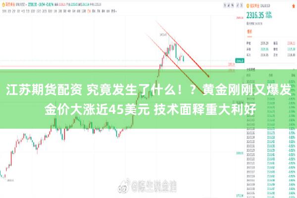 江苏期货配资 究竟发生了什么!?黄金刚刚又爆发 金价大涨近45美元 技术面释重大利好
