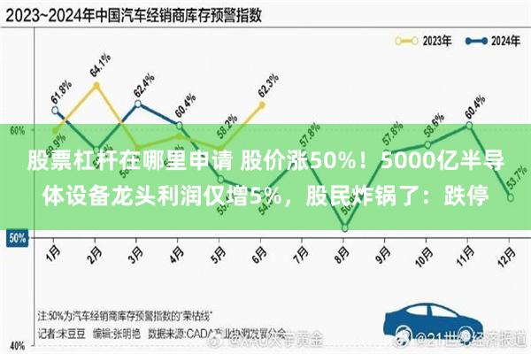 股票杠杆在哪里申请 股价涨50%！5000亿半导体设备龙头利润仅增5%，股民炸锅了：跌停