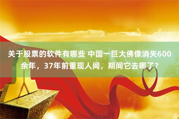 关于股票的软件有哪些 中国一巨大佛像消失600余年，37年前重现人间，期间它去哪了？