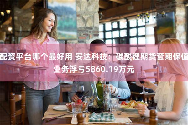 配资平台哪个最好用 安达科技：碳酸锂期货套期保值业务浮亏5860.19万元